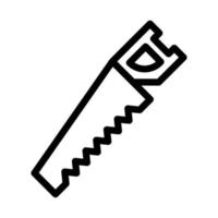 Sawing Line Icon vector