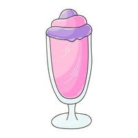 Illustration in hand draw style. Sweet dessert, graphic element for design vector