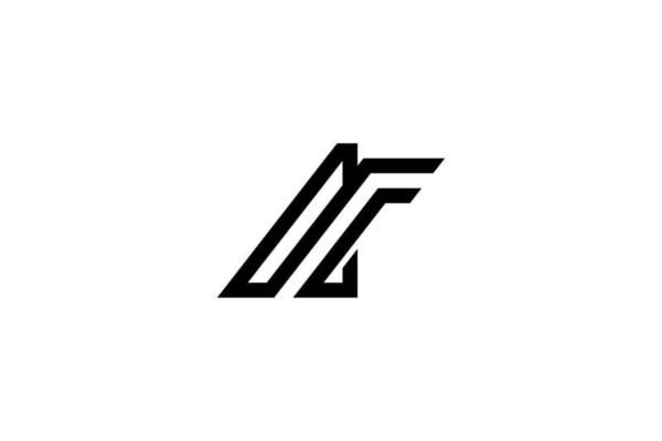 Sporty Letter AF Logo Design