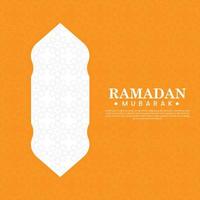 diseño de gráficos de patrón árabe de fondo de ramadan mubarak. vector