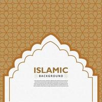 diseño gráfico vectorial de patrón árabe de fondo islámico vector
