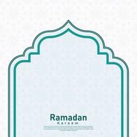 diseño de gráficos vectoriales de fondo de patrón árabe ramadan kareem vector