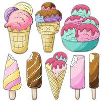 Illustration in hand draw style. Sweet dessert, graphic element for design vector