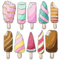 Illustration in hand draw style. Sweet dessert, graphic element for design vector