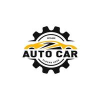 Premium Concept Logo Automatic car gear vector