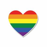 LGBT love symbol vector