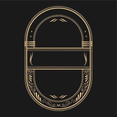 Free vintage label frame - Vector Art
