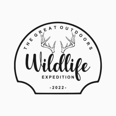 Wildlife outdoor expedition logo vector