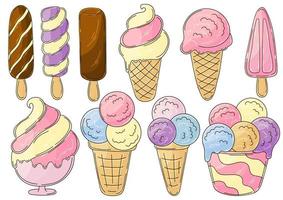 Illustration in hand draw style. Sweet dessert, graphic element for design vector