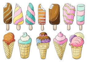 Illustration in hand draw style. Sweet dessert, graphic element for design vector