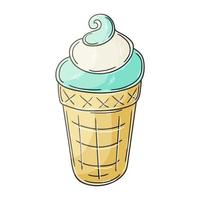 Illustration in hand draw style. Sweet dessert, graphic element for design vector