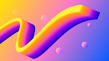 abstract wave background with colorful gradation