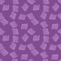Brushstrokes and thin stripes seamless pattern. Cross Hatching endless background. Grunge backdrop. vector