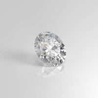 diamante piedra preciosa oval 3d render foto