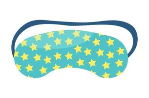 Sleep mask in flat style. vector