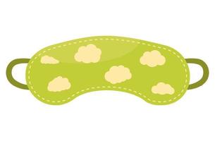 Sleep mask in flat style. vector