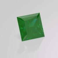 emerald gemstone princess 3D render photo