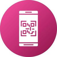 QR Code Icon Style vector