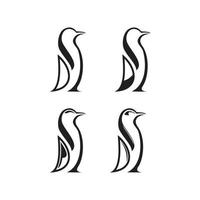 Penguin vector, can be used for logo icons or banners, easy and simple vector