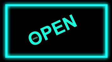 open video animatie neon