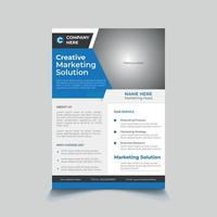 Corporate Business Flyer Design Template vector