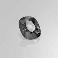 Cojín de piedras preciosas de diamante negro 3D Render
