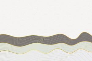 abstract wave style background with geometric japanese pattern and wavy striped lines vector