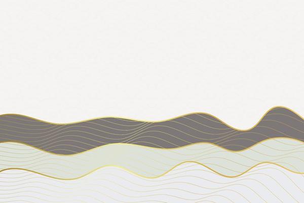 abstract wave style background with geometric japanese pattern and wavy striped lines