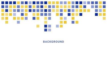Abstract flat square geometric background vector