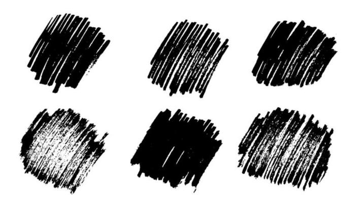 Strokes. Grunge design elements. Rectangular text boxes, speech bubbles. Distress messy texture banners. Ink splatter. Rough painted texture.