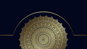 Mandala ornate background for web banner business vector