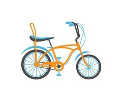 imágenes de bicicleta con asiento de plátano, símbolo de ilustración de bicicleta, ilustración vectorial sobre fondo blanco.