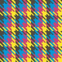 Weave seamless lines, yellow, pink, blue, black. vector