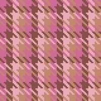Seamless pattern in pink-brown fours. vector
