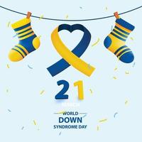 World down syndrome day vector