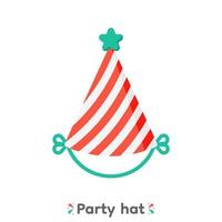 Colourful party hats, vector, Illustration. vector