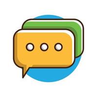 Chat Icon Illustrations vector