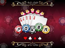 Playing cards with poker chips vector