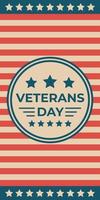 american veterans day background vector