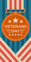 american veterans day background vector