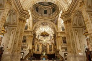 Bergamo Italy 2015 Interior of the cathedral of Bergamo photo