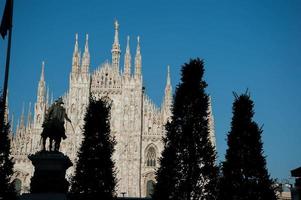 plaza de la catedral de milan foto