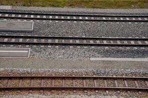 Hospice railway station red train bernina photo