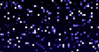 Blue square pixel background animation
