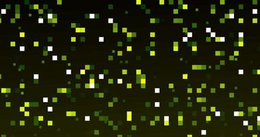 animação de fundo de pixel quadrado amarelo e branco