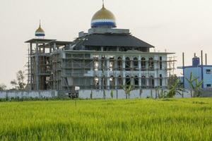 Construction of mosque architecture photo