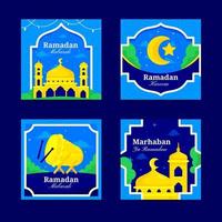 Ramadhan Social Media Template vector