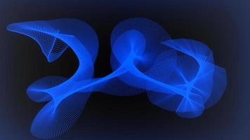 Abstract lines background dark black and lines blue suitable for wallpaper, design etc photo