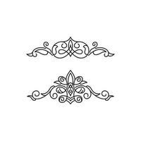 ornament for frame artwork and pinstripe vector