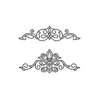 ornament for frame artwork and pinstripe vector